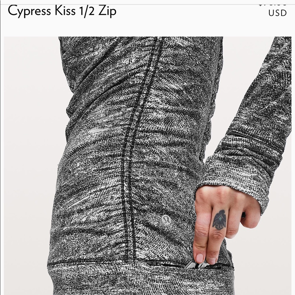 NWOT Lululemon 1/2 Zip and Define Jacket - Picture 5 of 5